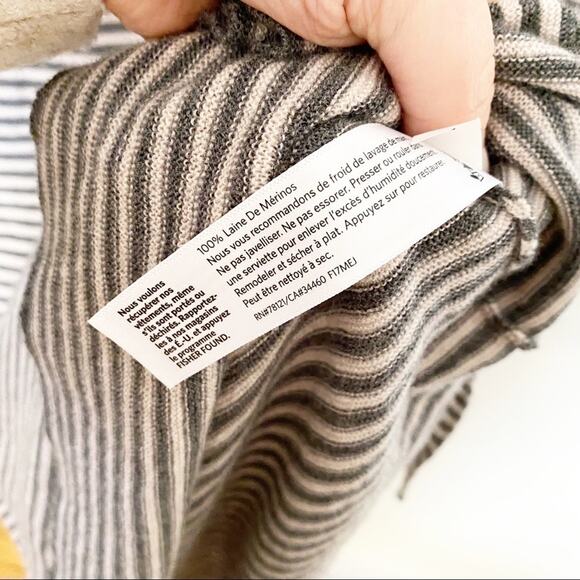 Eileen Fisher striped pattern mini dress sz S - Picture 6 of 7